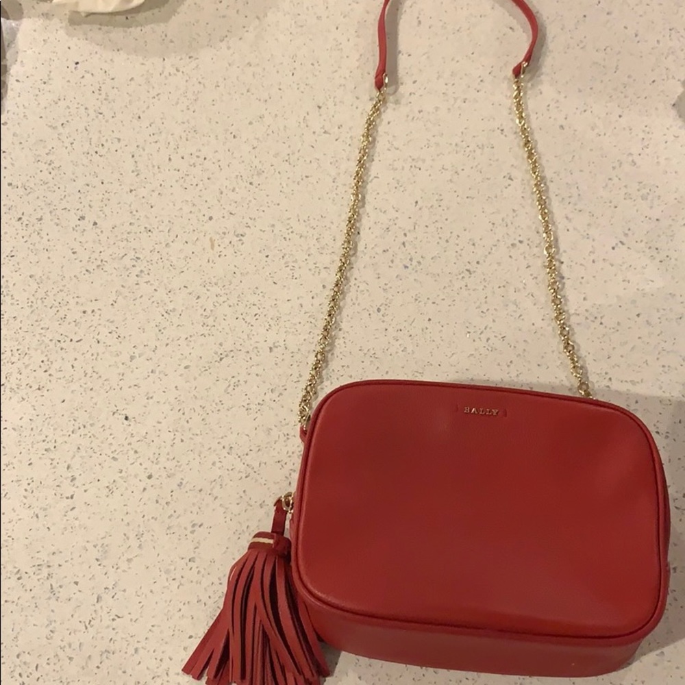 Brand New Bally Mini Macy Leather Shoulder Bag